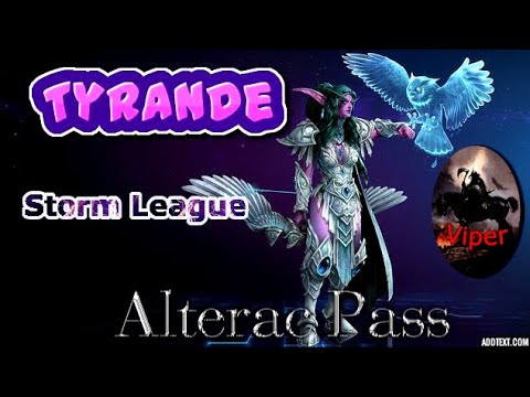 Heroes of the Storm | Tyrande | Alterac Pass | Storm League | HotS Gameplay