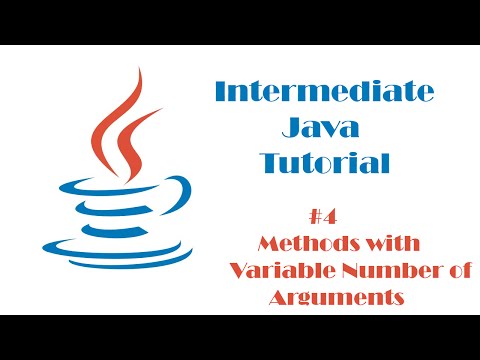 Intermediate Java Tutorial 4 Methods With Variable Number Of Arguments