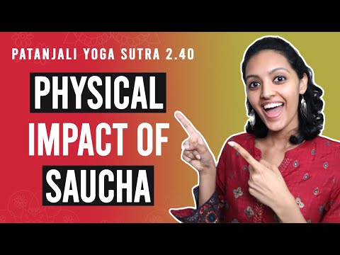 Patanjali Yoga Sutra 2.40 - Physical Impact of Saucha | Yoga Teacher Training | Anvita Dixit