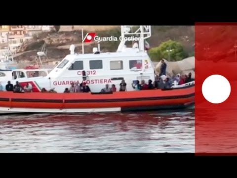 Dutzende Flüchtlinge ertrinken mit Boot vor Lampedusa