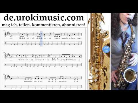 Saxophon Tenor Lernen Shakira Can't Remember to Forget You Teil#2 Saxophonunterricht Noten Schule