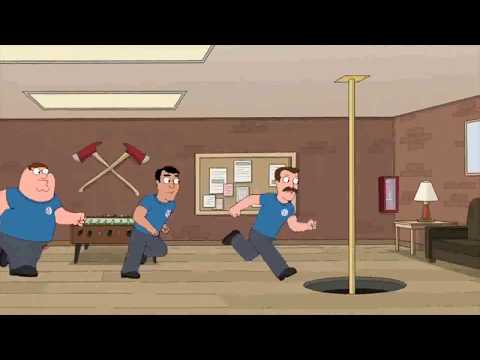 Family Guy - Peter is a rookie firefighter