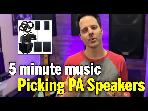 Choose The Right PA Speakers & Mixer For Your Band