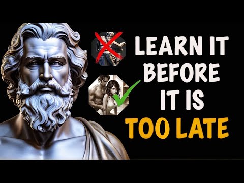 8 Stoic Life Lessons MEN learn TOO late in life | Stoicism