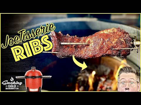 Are Rotisserie Ribs The SECRET To BETTER Flavour?  Kamado Joe JoeTisserie Rib Test