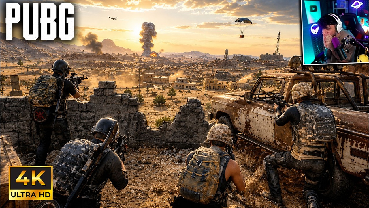 PUBG PC con 300% TENSION en MIRAMAR BRO 😎 🚬 El battle royale MÁS REALISTA del 2026