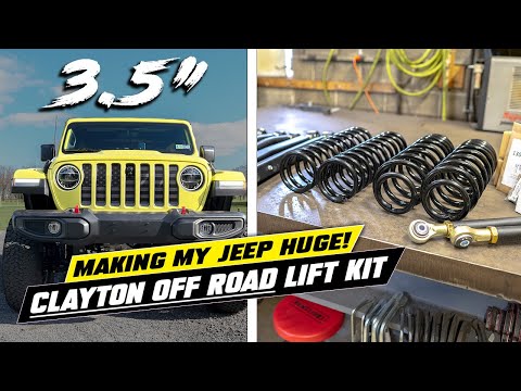 Installing the PERFECT 3.5" Lift Kit For My Jeep Wrangler (Clayton Off Road)