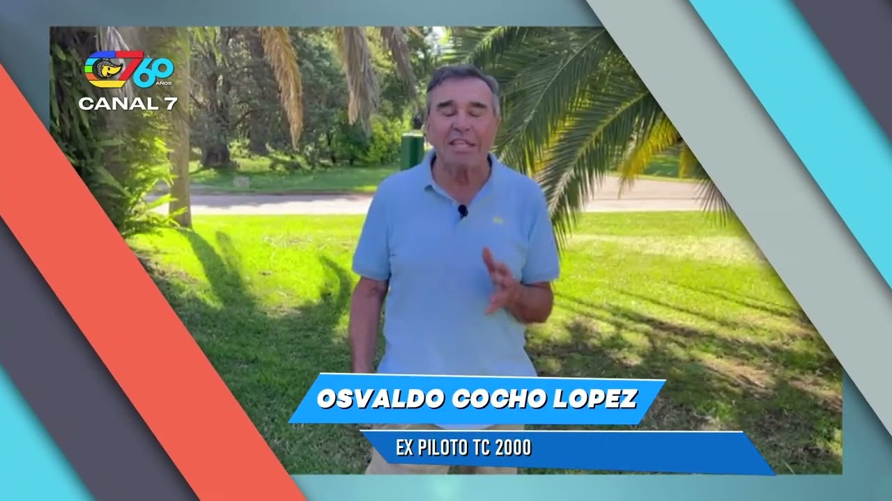 ¡Felices 60 años Canal 7! El saludo de Osvaldo "Cocho" López
