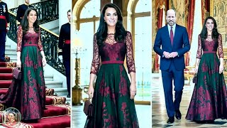 Unbelievable! Catherine Dazzles in Burgundy Dress with Her Iconic Chanel Flap Bag at Windsor Castle