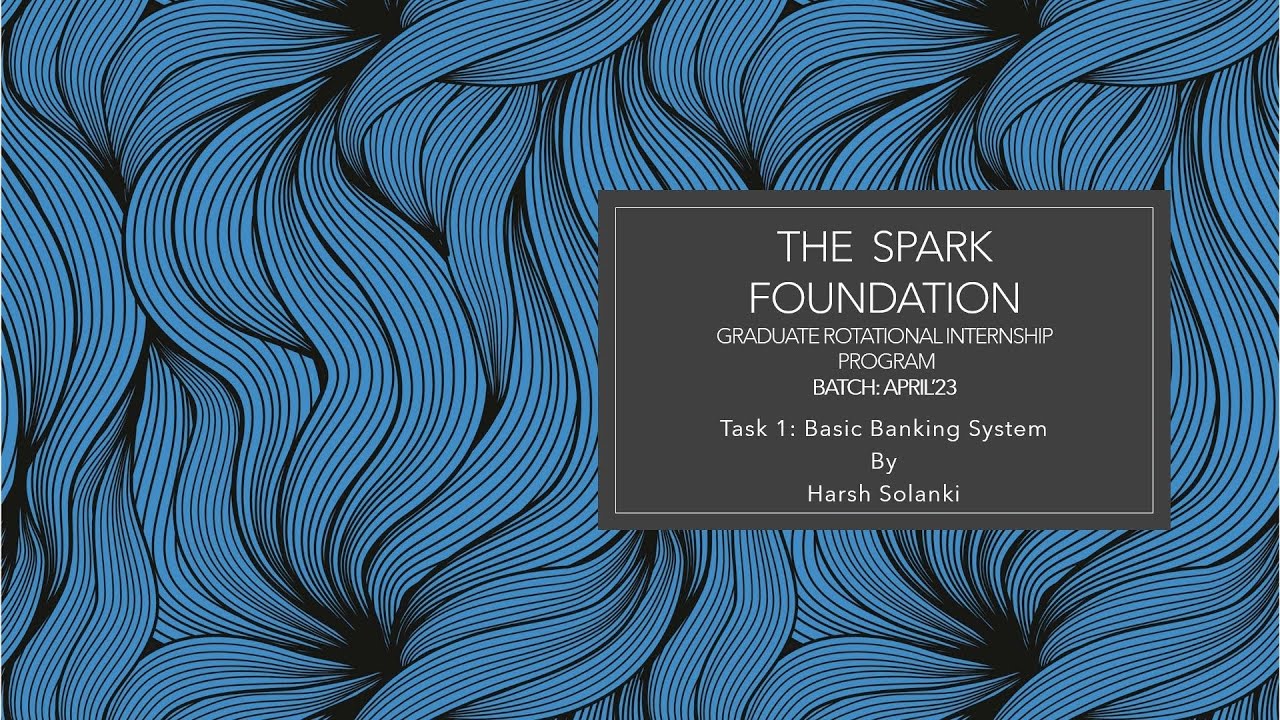 Basic Banking System | Web Development Internship #GRIPAPRIL23