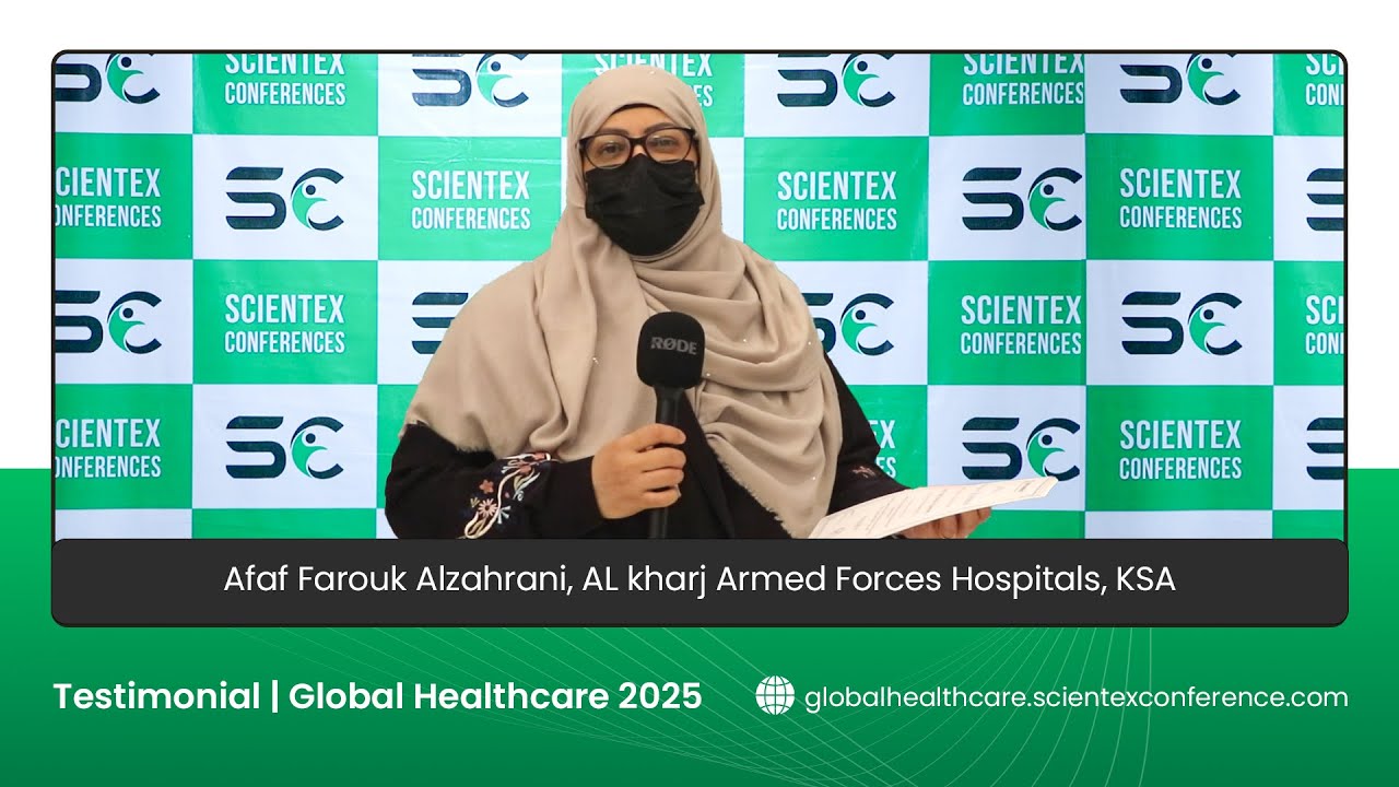 Afaf Farouk Alzahrani Global Healthcare 2025