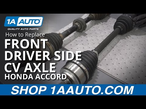 How to Replace Front Driver Side CV Axle 03-07 Honda Accord