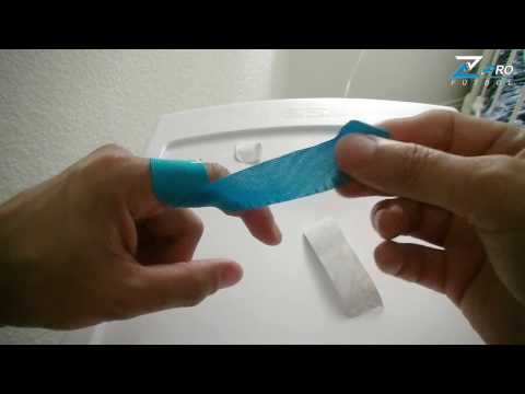 Volleyball hitters and goalkeepers Finger wrap protection: KT tape