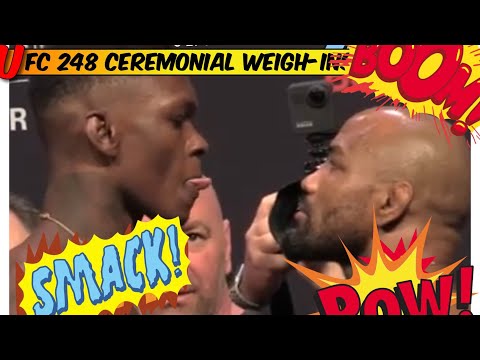 UFC 248 Ceremonial Weigh-Ins: Israel Adesanya vs Yoel Romero (FULL)