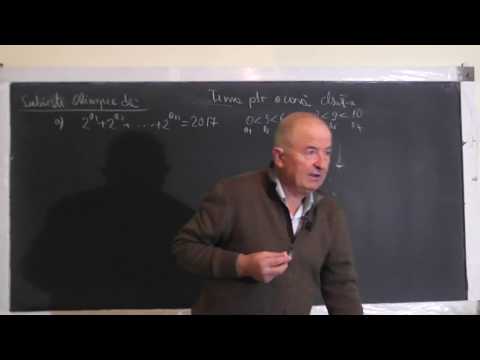 1/2 Lectia 1329 Rezolvam subiecte de olimpiada: Puteri Descompunerea in baza 10 - Clasa 5