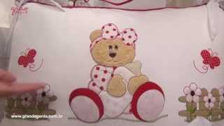 Quarto para Bebê Ursa Baby Vermelha | Ref: 47528