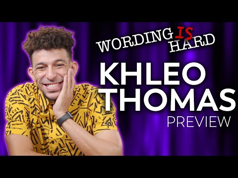 Khleo Thomas Sneak Peek! - Wording Is Hard