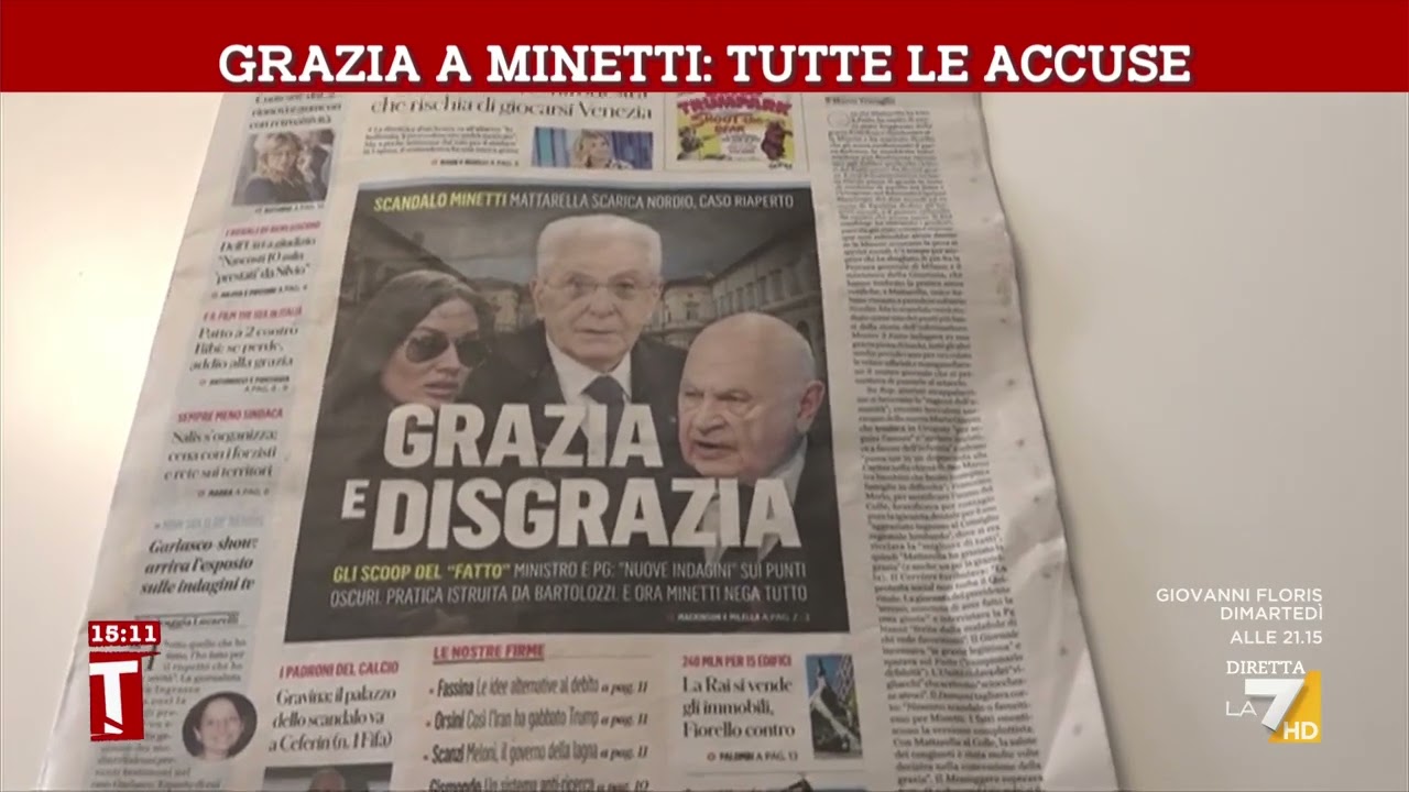 Grazia a Minetti, parla il giornalista de Il Fatto Quotidiano