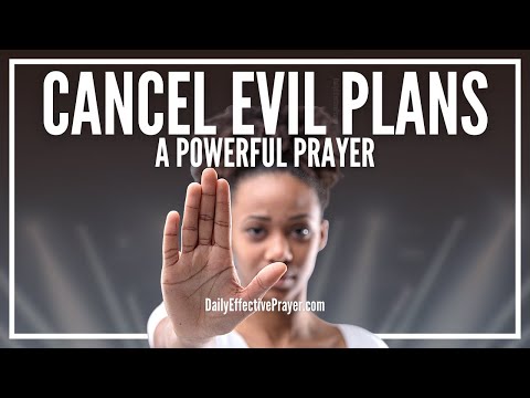 Prayer To Cancel Evil Plan Of The Enemy | Prayers Against Evil Plans Video