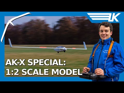 7.5 m Wingspan! Flight Tests With Our Flying Wing Model Plane - AK-X Special