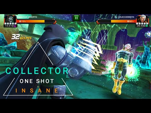 COLLECTOR One Shot! with DOCTOR DOOM - Best POWER CONTROL in MCOC