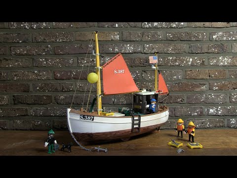 Restoration project playmobil set 3551 fishing boat Susanne PART 2