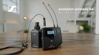 Video thumbnail for Sennheiser Audio for Video – Evolution Wireless G4 Overview by Sennheiser