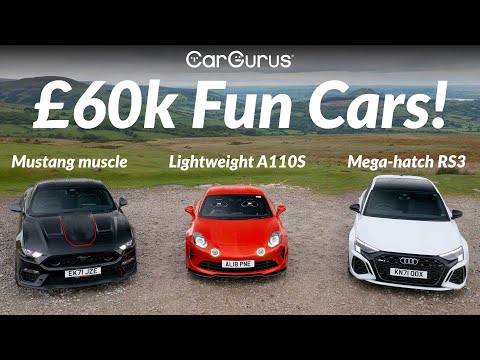 £60k Fun Cars! Alpine A110S vs Audi RS3 vs Ford Mustang Mach 1