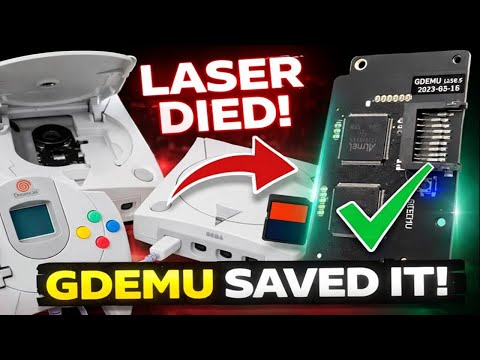 Sega Dreamcast Laser Died?? GDEMU Install, Setup SD Card Guide, Multi Disc Swapping, OpenMenu Demo!!