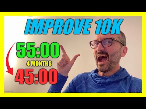 HOW i took 10 minutes off my 10K time in just 4 MONTHS // 10K time 55 minutes down to 45 minutes