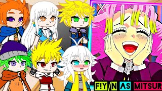 Four Knights of apocalypse react to F!Y/n as Mitsuri Kanroji •Seven deadly sins react to F.y/n•