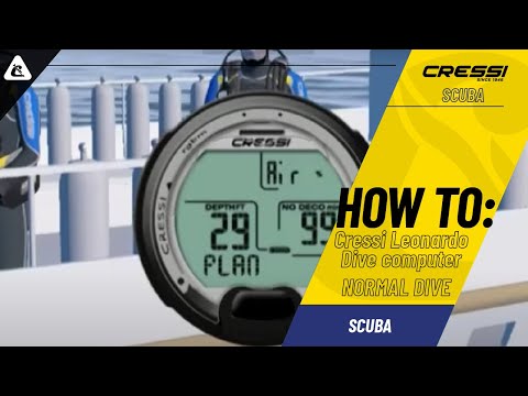 How to: Use Cressi's Dive Computer Leonardo on a Normal Dive