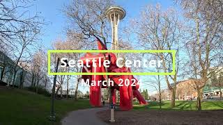 【シアトルの観光名所をお散歩】解説付き・シアトルセンター /【Stroll in Seattle】Seattle Center