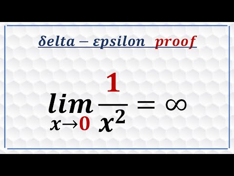 Delta-Epsilon proof of Infinite limit