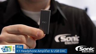 Video thumbnail for Fiio K1 Headphone Amplifier & USB DAC | CES 2016 by Sonic Electronix