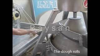 phyllo yufka dough divider and rounder machine