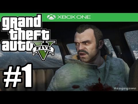 Grand Theft Auto V GTA V ( Xbox One ) - First Person Walkthrough Gameplay Part 1 [ HD ]