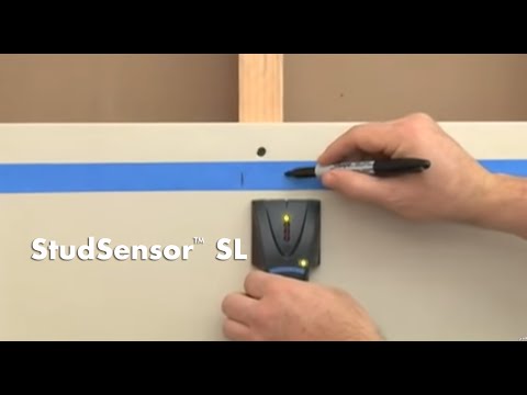 How to Use a Zircon StudSensor SL Stud Finder to Find Wall Studs