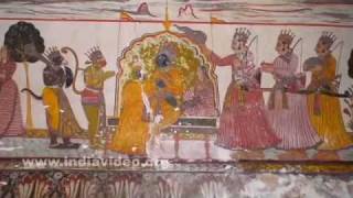 Murals of Rajmahal Palace, Orchha