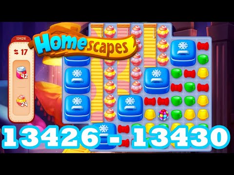 Homescapes Level 13426 - 13430 HD 3 - match puzzle Gameplay | android | IOS | 13427 | 13428 | 13429