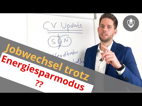 Jobwechsel, Bewerbung & Co. im Energiesparmodus