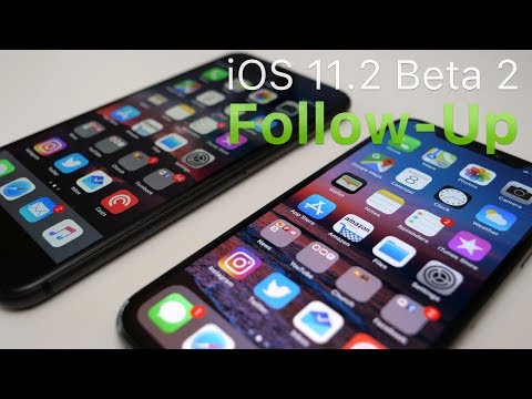iOS 11.2 Beta 2 - Follow-up