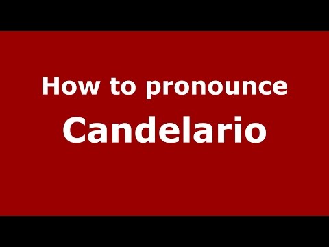 How to pronounce Candelario (Colombian Spanish/Colombia)  - PronounceNames.com