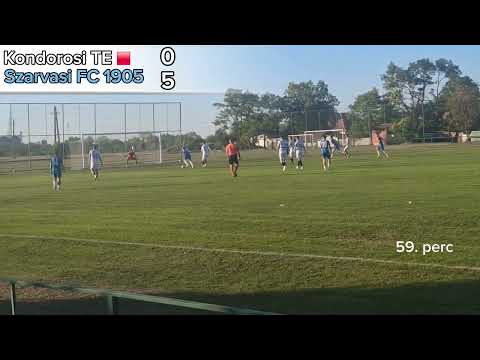 Kondorosi TE-Szarvasi FC 1905:1-6 (2025.09.20)