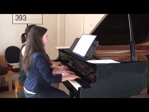 Der Flohwalzer zu vier Händen, Flea Waltz 4 hands