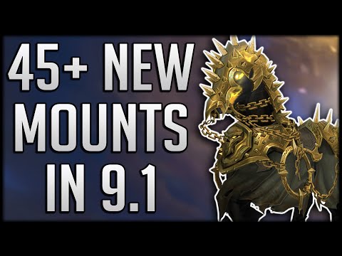 The 45+ NEW MOUNTS Coming In Patch 9.1 | WoW Shadowlands