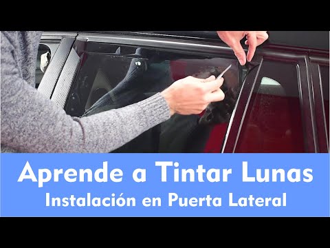 Tintado de luna lateral descendente. - Parte 6/7.