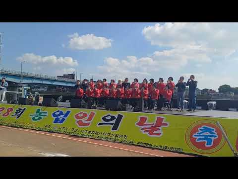 나주시중부노인복지관 나주하모니카시니어연주단 공연(나주축제 행사)..