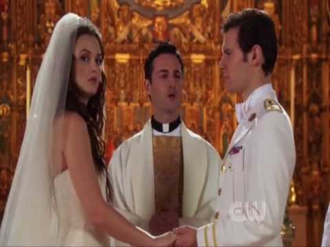 Gossip Girl 5x13 Chuck & Blair -"Blair sees Chuck in the church"