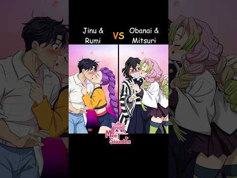 Be MORE SPECIFIC 😳 Rumi x Jinu VS Mitsuri x Obanai #DemonSlayer #KpopDemonHunters